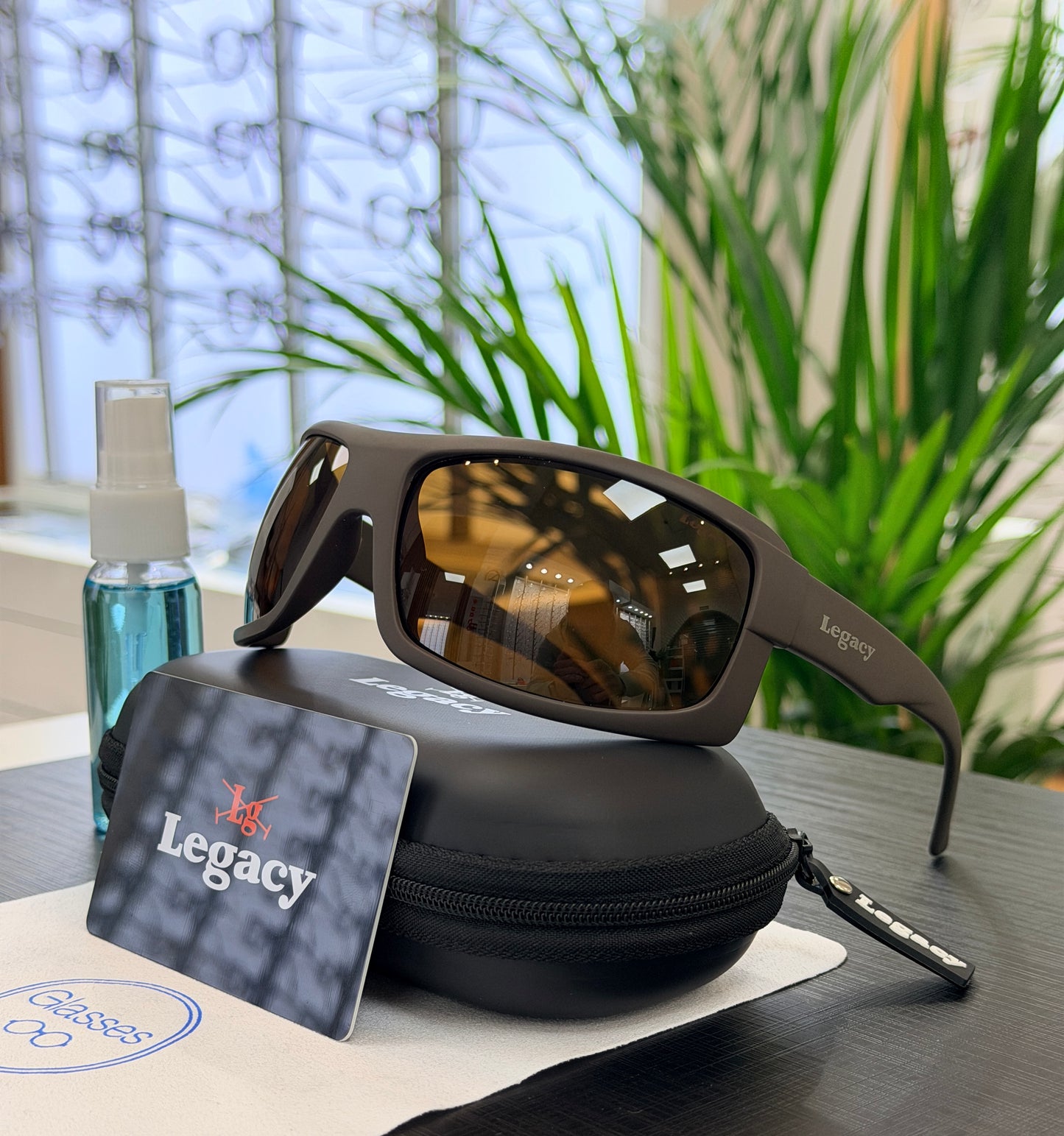 Lentes de sol Legacy polarizados LG152601 Marrón Mate