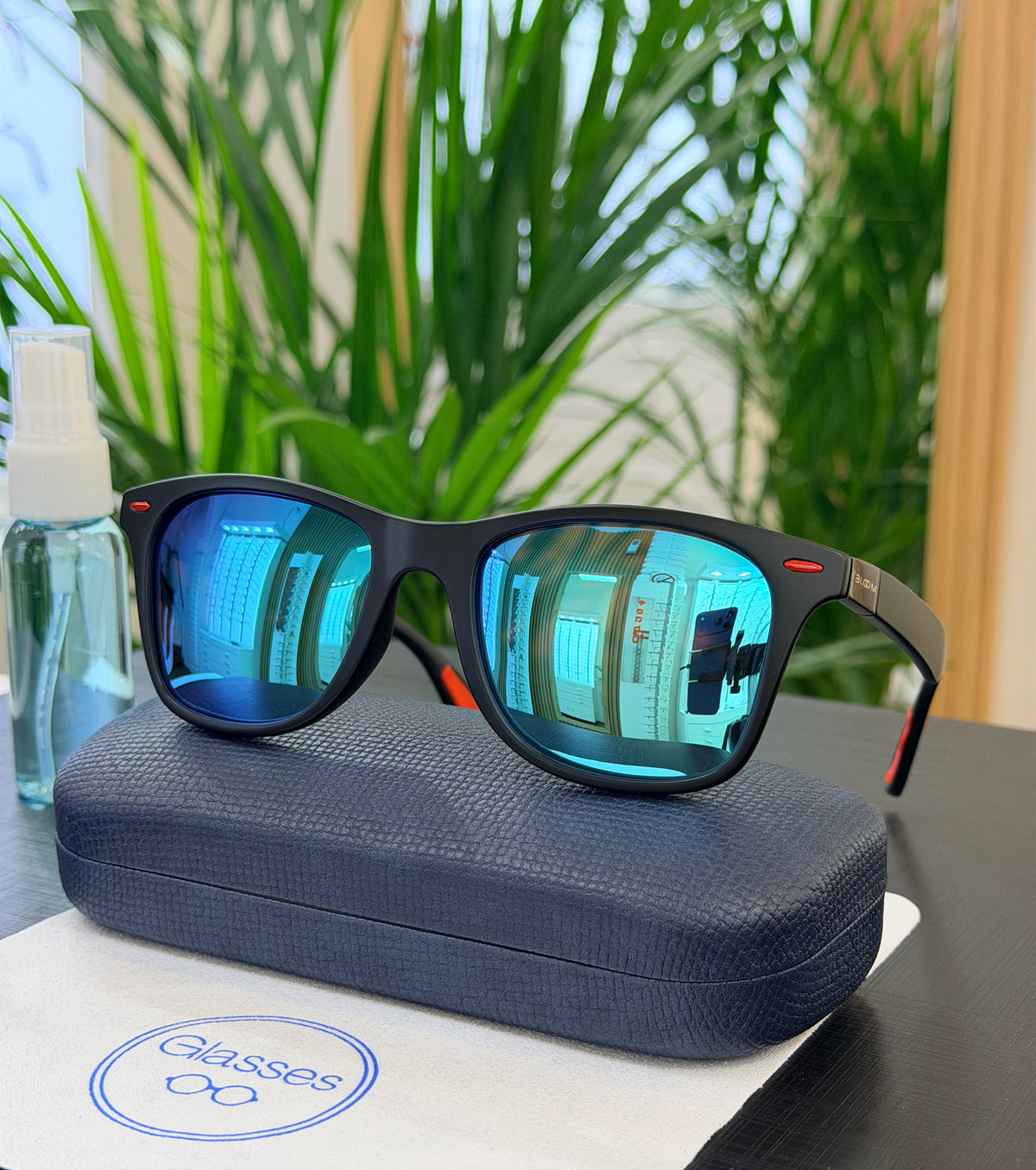 Lentes de Sol Glasses Polarizados UV400 PL344 espejado Azul