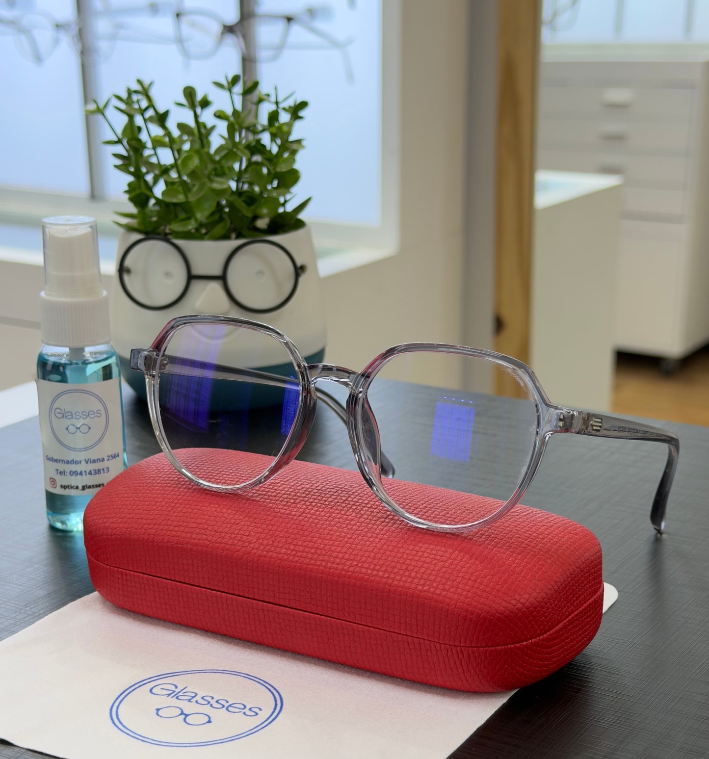 Glasses Blue + modelo L145