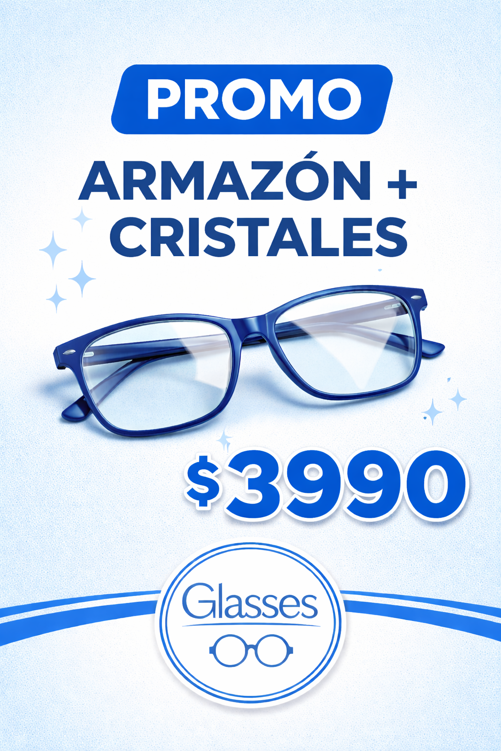 Promo armazón + cristales $3990