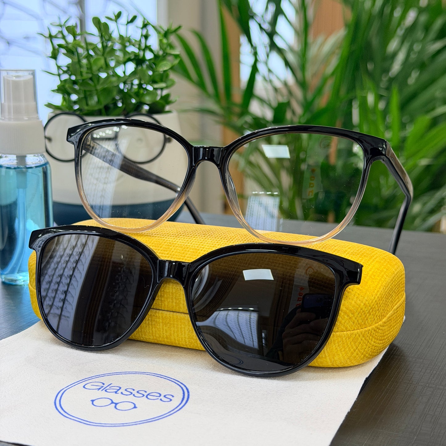 Armazón clip on polarizado Glasses