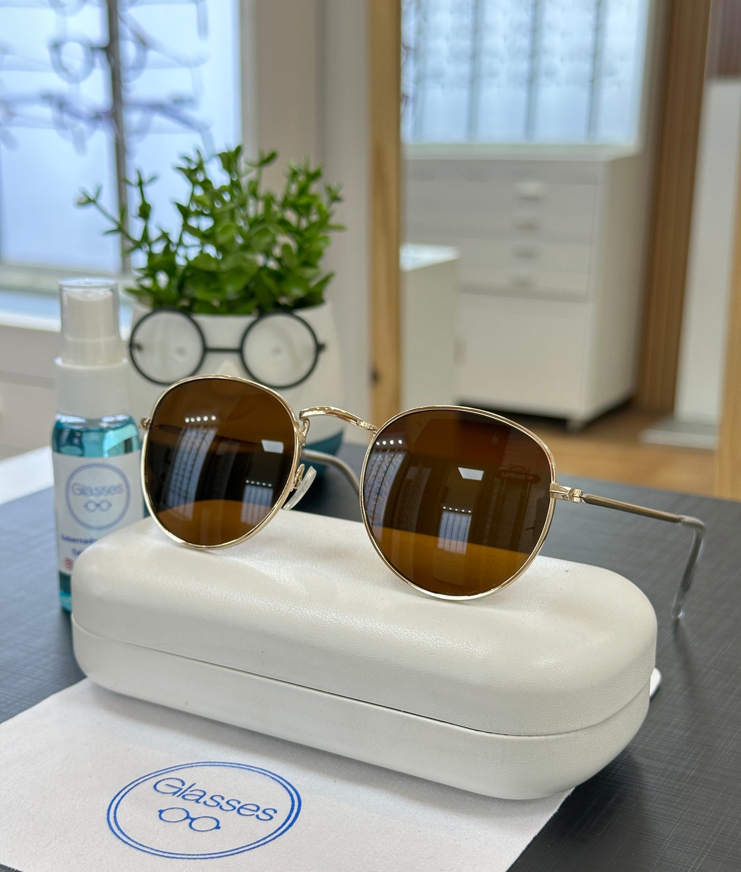 Glasses Los Ángeles Marrón/Dorado