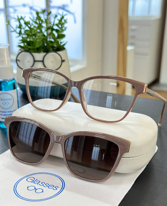 Armazón Glasses con clip de sol polarizado C0245