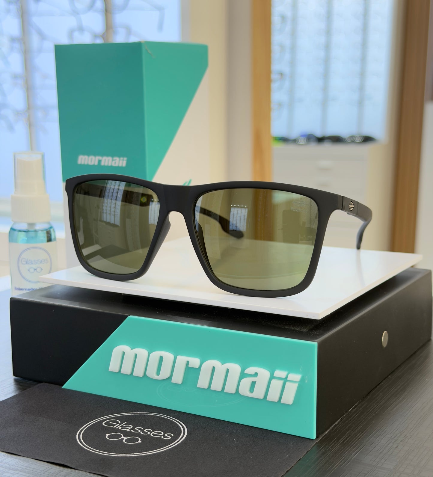 Mormaii modelo Hawaii polarizado verde