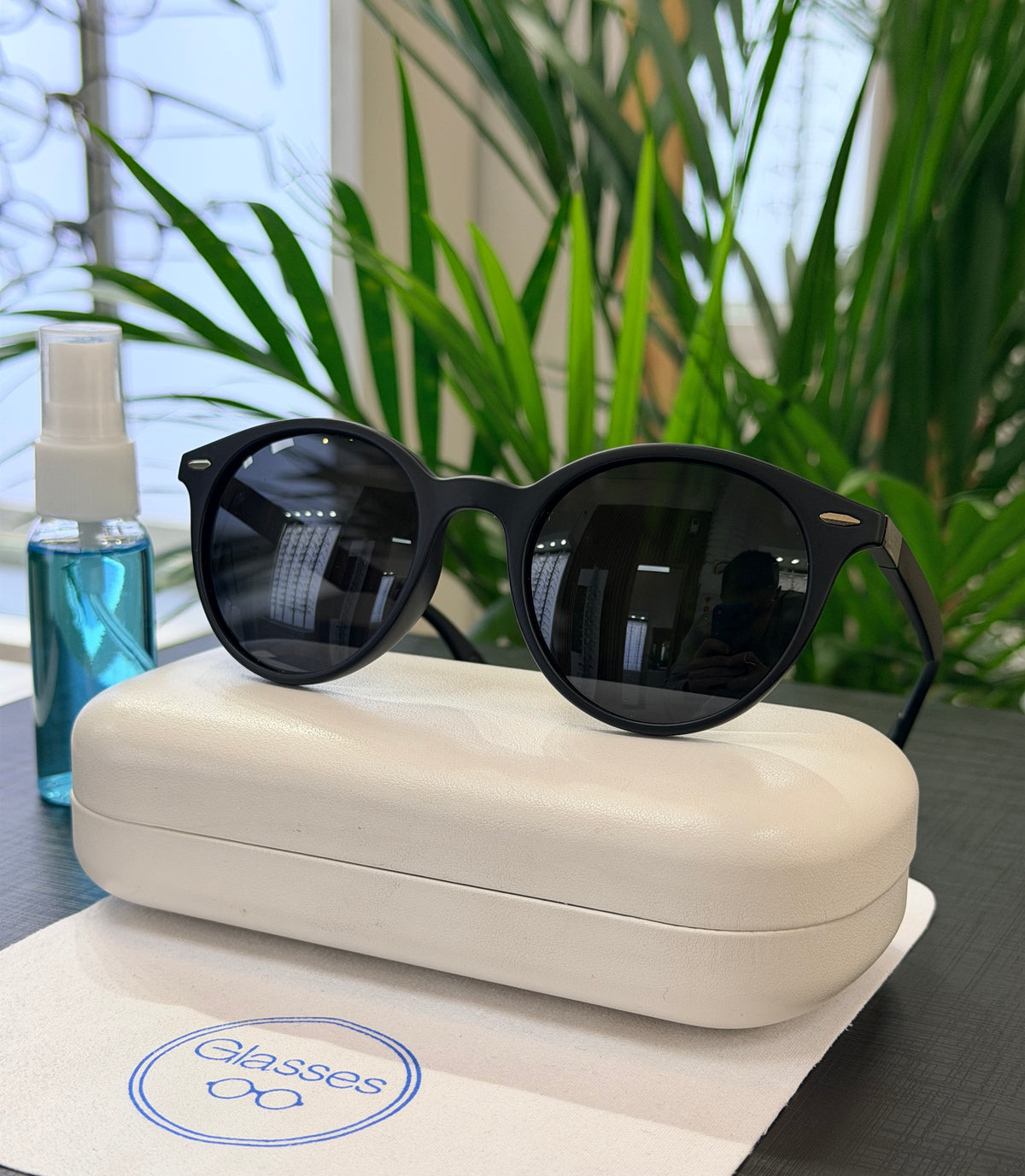Lentes de Sol Polarizados UV400 PL380 Negro Mate