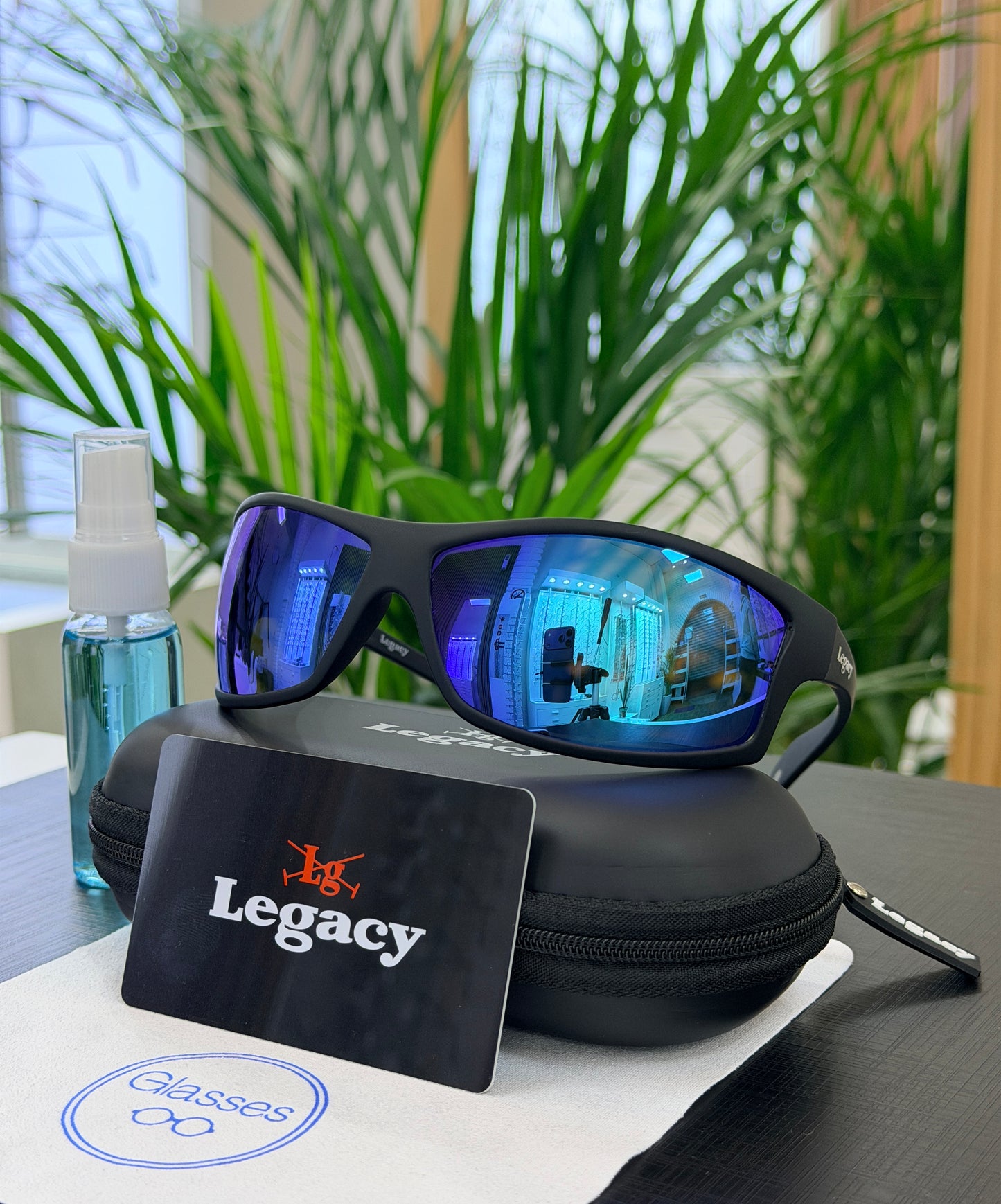 Lentes de sol Legacy Polarizados LG2554 espejado Azul